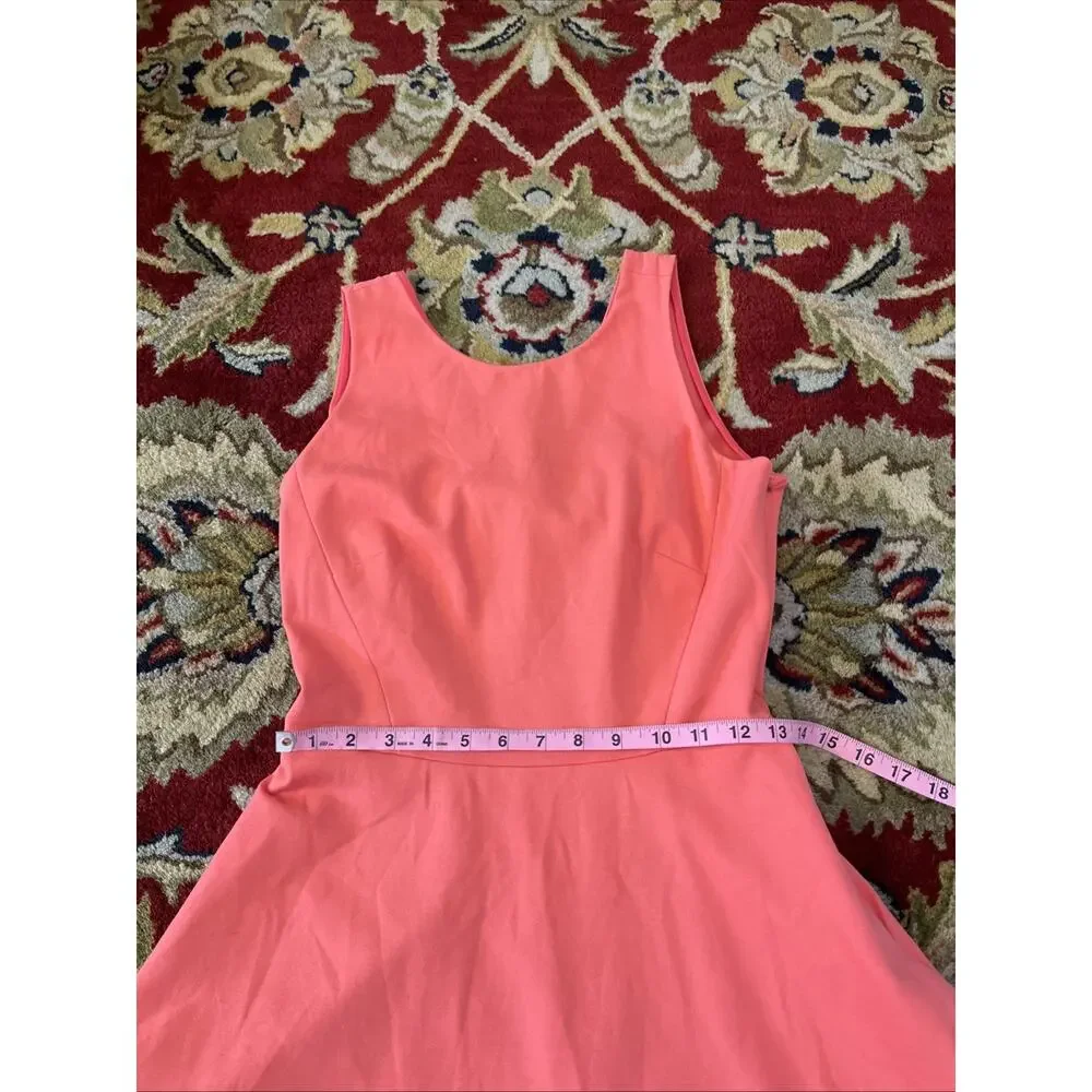 Kate Spade New York Sz 6 Sleeveless Bow Back Sheath Mini Dress Pink S Classic